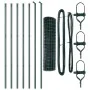 Cerca Euro de con 7 postes 1.2x10 m de Acero Galvanizado Verde | Foro24.es | Tu tienda online para hogar, jardín y más Foro24.es