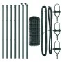 Cerca Euro con 7 Postes 0.6x10 m Acero Galvanizado Verde | Foro24.es | Tu tienda online para hogar, jardín y más Foro24.es