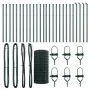 Cerca Euro con 13 Postes 0.4x50 m Acero Galvanizado Verde | Foro24.es | Tu tienda online para hogar, jardín y más Foro24.es