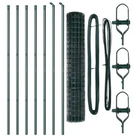 Cerca Euro de Juego de 2 Verde Metal 10 x 1.5 m