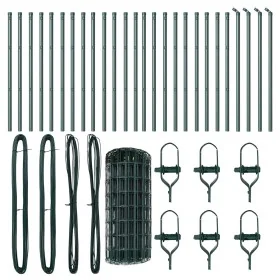 Euro Fence con 13 postes 0.4x50 m de acero