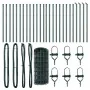 Euro Fence con 13 postes 0.4x50 m de acero galvanizado verde | Foro24.es | Tu tienda online para hogar, jardín y más Foro24.es