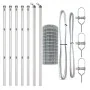 Cerca Euro de con 7 postes 0.6x10 m de acero galvanizado | Foro24.es | Tu tienda online para hogar, jardín y más Foro24.es