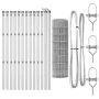 Valla Euro con 13 Postes 0.6x25 m Acero Galvanizado | Foro24.es | Tu tienda online para hogar, jardín y más Foro24.es