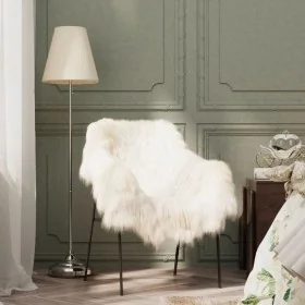 Isländisches Schafsfell Sitzbezug creme 70x110 cm von vidaXL, Dekor - Ref: Foro24-335853, Preis: 74,44 €, Rabatt: %