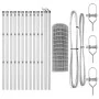 Valla Euro con 13 postes 0.6x25 m Acero galvanizado | Foro24.es | Tu tienda online para hogar, jardín y más Foro24.es