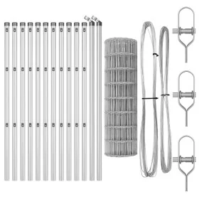 Euro Fence con 13 postes 0.6x25 m de acero