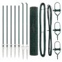 Cerca Euro de con 7 Poste de Espiga 1.5x10 m de Acero Galvanizado Verde | Foro24.es | Tu tienda online para hogar, jardín y más Foro24.es