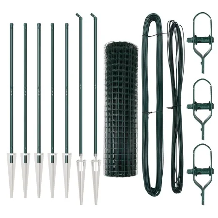 Cerca Euro Set de 2 Verde Acero con recubrimiento en polvo by , fence panels - Ref: Foro24-3350571, Price: 136,13 €, Discount...