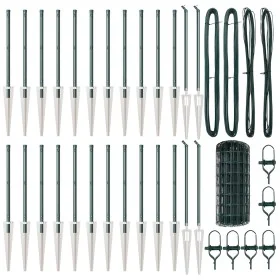 Euro Fence con 13 Poste Spike 0.4x50 m Acero