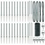 Euro Fence con 13 Poste Spike 0.4x50 m Acero Galvanizado Verde | Foro24.es | Tu tienda online para hogar, jardín y más Foro24.es