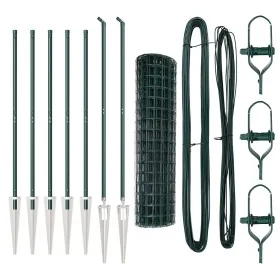 Cerca Euro Juego de 2 Verde Metal 10 x 1.0 m