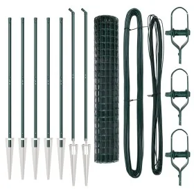 Euro Fence con 7 Postes de Punta 1.6x10 m de