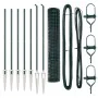 Euro Fence con 7 Postes de Punta 1.6x10 m de Acero Galvanizado Verde | Foro24.es | Tu tienda online para hogar, jardín y más Foro24.es