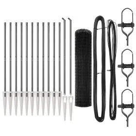 Cerca Euro de Set de 2 Gris Acero con recubrimiento en polvo by , fence panels - Ref: Foro24-3350713, Price: 267,87 €, Discou...