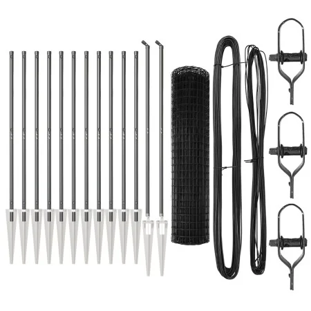 Cerca Euro de Set de 2 Gris Acero con recubrimiento en polvo von , Zaunpaneele - Ref: Foro24-3350713, Preis: 267,87 €, Rabatt...