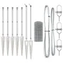 Cerca Euro de con 7 Postes con Espiga 0.6x10 m de Acero Galvanizado | Foro24.es | Tu tienda online para hogar, jardín y más Foro24.es