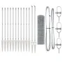 Euro Fence con 13 postes de espiga 1.2x25 m acero galvanizado | Foro24.es | Tu tienda online para hogar, jardín y más Foro24.es