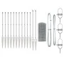 Euro Fence con 13 postes de espiga 0.8x25 m de acero galvanizado | Foro24.es | Tu tienda online para hogar, jardín y más Foro24.es