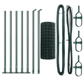 Cerca Euro con 7 postes flangados 0.6x10 m de