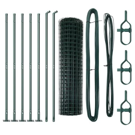 Cerca Euro de Set de 2 Verde Metal 10 x 1.2 m Duradera | Foro24.es | Tu tienda online para hogar, jardín y más Foro24.es