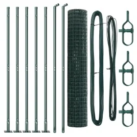 Cerca Euro de Set de 2 Verde Acero galvanizado 10