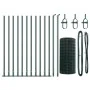 Cerca Euro de con 13 postes flangados de 0.4x25 m de acero galvanizado | Foro24.es | Tu tienda online para hogar, jardín y más Foro24.es