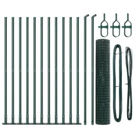 Cerca Euro de con 13 postes acanalados 1.2x25 m