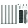 Cerca Euro de con 13 postes con brida 0.4x25 m de acero galvanizado | Foro24.es | Tu tienda online para hogar, jardín y más Foro24.es