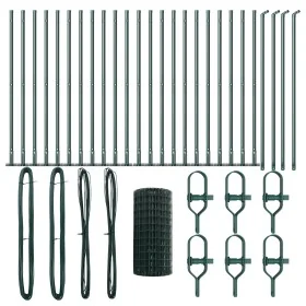 Comprar Valla Euro con 13 Postes Flange 0.4x50 m