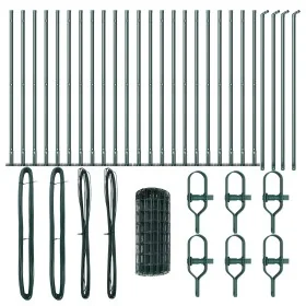 Cerca Euro de con 13 Postes con Brida 0.4x50 m