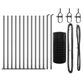 Euro Fence con 13 postes flangiados 0.4x25 m