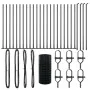 Euro Fence con 13 Postes Flangeados 0.4x50 m Acero Galvanizado | Foro24.es | Tu tienda online para hogar, jardín y más Foro24.es