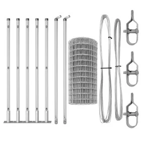 Euro Fence con 7 postes flangados 0.6x10 m de