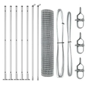 Cerca Euro de con 7 Postes Flanchados 1.5x10 m