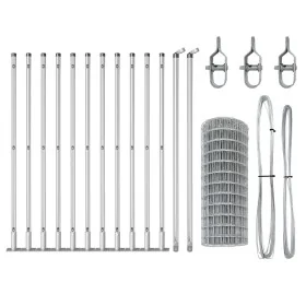 Cerca Euro de con 13 Postes Flangados 0.4x50 m