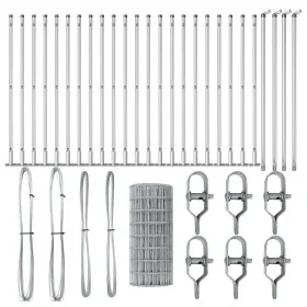 Euro Fence con 13 Postes Flangeados 0.4x50 m