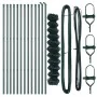 Cerca de eslabones de cadena Set de 2 Verde von , Zaunpaneele - Ref: Foro24-3351089, Preis: 170,09 €, Rabatt: -5%%