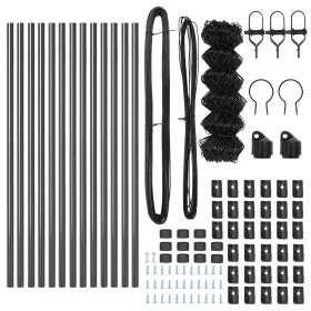 Comprar Cerca de Cadena con 13 Postes 0.4x25 m