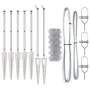 Cerca de Cadena con 7 Postes de Púa 0.4x10 m Acero Galvanizado | Foro24.es | Tu tienda online para hogar, jardín y más Foro24.es