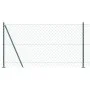 Cerca de cadena con 7 postes y brida 1.2x10 m acero galvanizado | Foro24.es | Tu tienda online para hogar, jardín y más Foro24.es