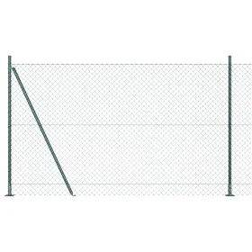 Cerca de Malla con 7 Postes Flanchados 1.4x10 m