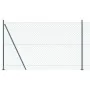 Cerca de Malla con 7 Postes Flanchados 1.4x10 m de Acero Galvanizado | Foro24.es | Tu tienda online para hogar, jardín y más Foro24.es