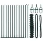 Cerca de eslabones de cadena con 13 postes bridados 0.8x25 m de acero galvanizado | Foro24.es | Tu tienda online para hogar, jardín y más Foro24.es