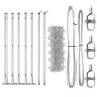 Cerca de Malla con 7 Postes Flanjados 0.4x10 m Acero Galvanizado | Foro24.es | Tu tienda online para hogar, jardín y más Foro24.es