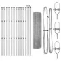 Juego de Poste de Cerco Set de 2 Acero galvanizado 25 x 0.5 m von , Zaunpaneele - Ref: Foro24-3351594, Preis: 99,26 €, Rabatt...