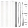 Cerca de Alambre Soldado con 13 Postes 1.5x25 m Acero Galvanizado de , Paneles de vallas - Ref: Foro24-3351621, Precio: 188,0...
