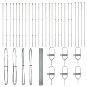 Cerca de Malla Welded con 13 Postes 1.4x50 m
