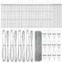 Cerca de Alambre Soldado con 13 Postes 0.5x100 m Acero Galvanizado de , Paneles de vallas - Ref: Foro24-3351662, Precio: 358,...