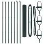 Conjunto de Cercas Set de 2 Verde Metal 10 x 1 m Duradero | Foro24.es | Tu tienda online para hogar, jardín y más Foro24.es